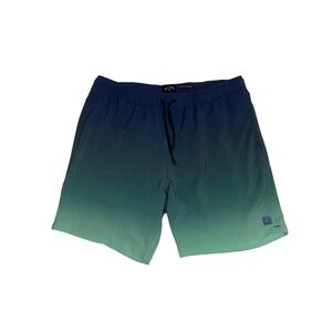 BILLABONG Board Shorts Mens L Teal Navy Ombre Adventure Division ABYWS00196